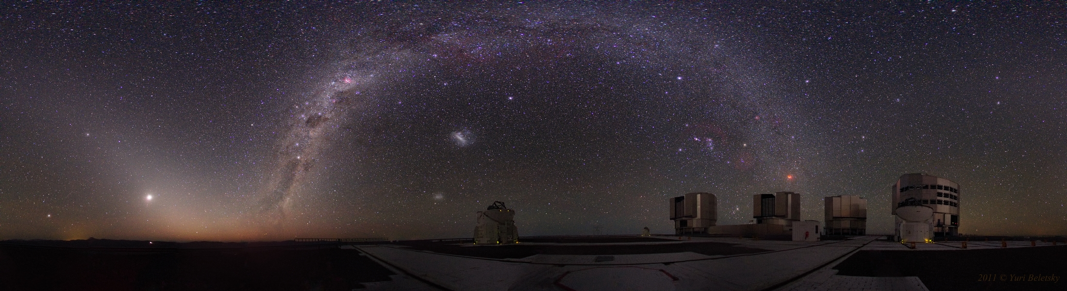 APOD: 2011 May 9 – Wonder and Mystery above the Very Large Telescopes