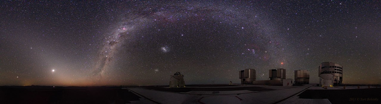Wonder and Mystery above the Very Large Telescopes — APOD for 2011-05-09