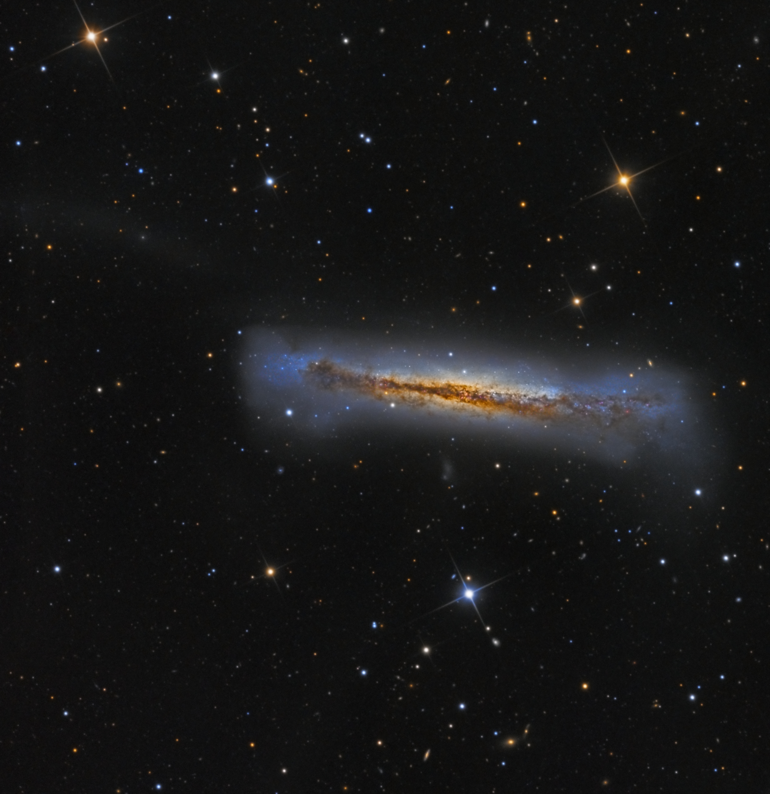 APOD: 2011 November 4 – Edge on NGC 3628