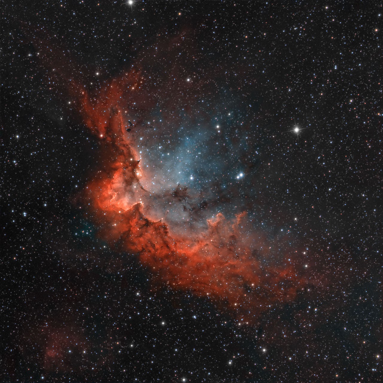 APOD: 2011 November 2 - NGC 7380: The Wizard Nebula - NASA Science