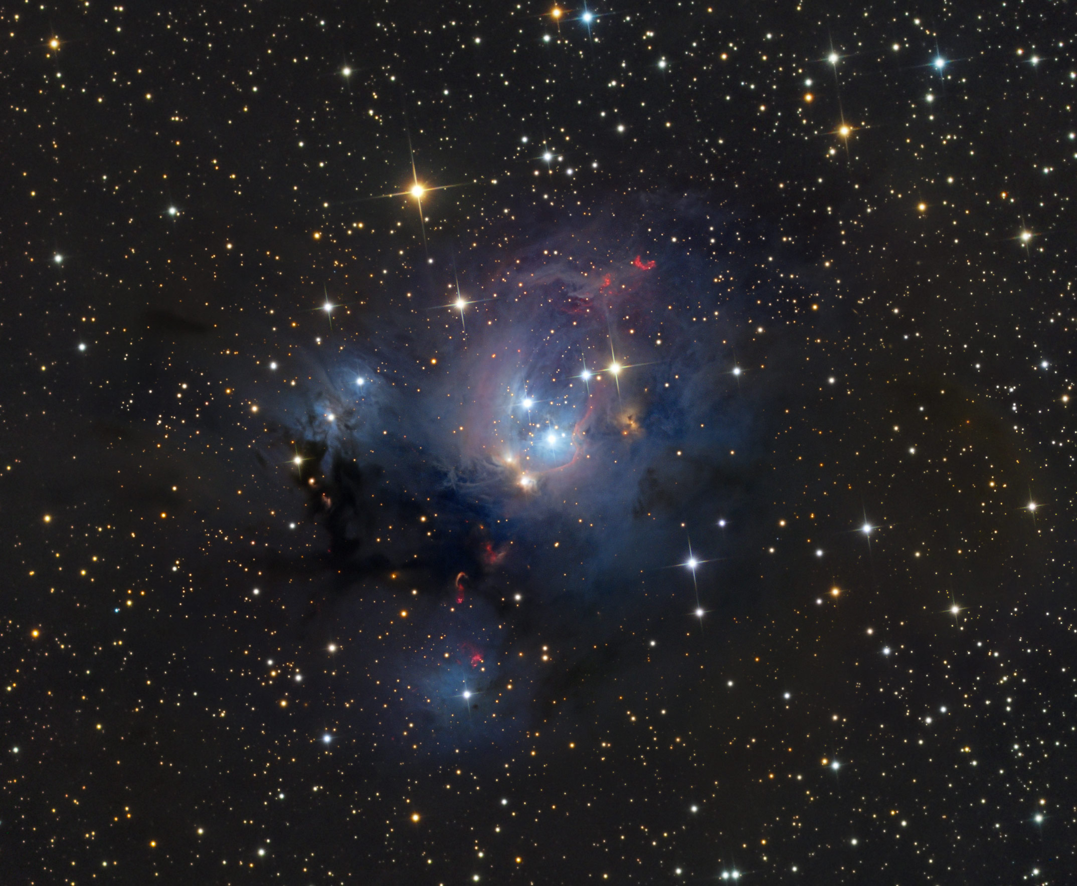 APOD: 2011 October 27 – Young Suns of NGC 7129