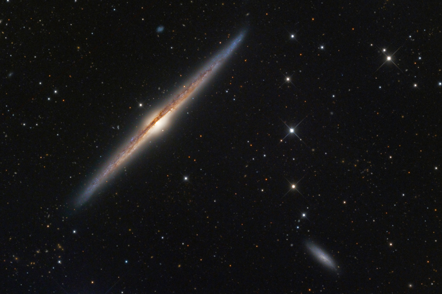 APOD: 2011 October 15 – NGC 4565: Galaxy on Edge