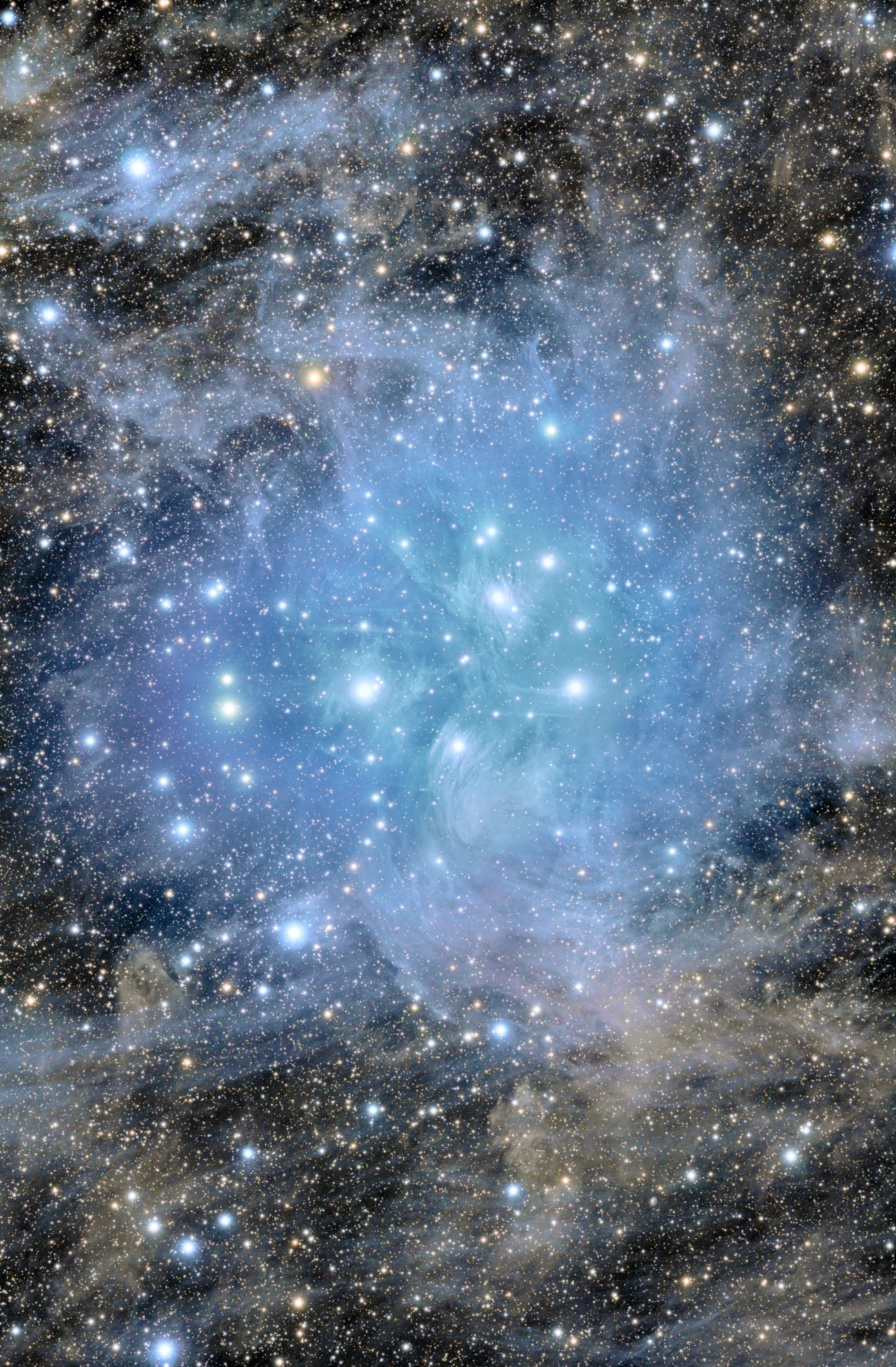 APOD: 2011 September 21 – Pleiades Deep Field