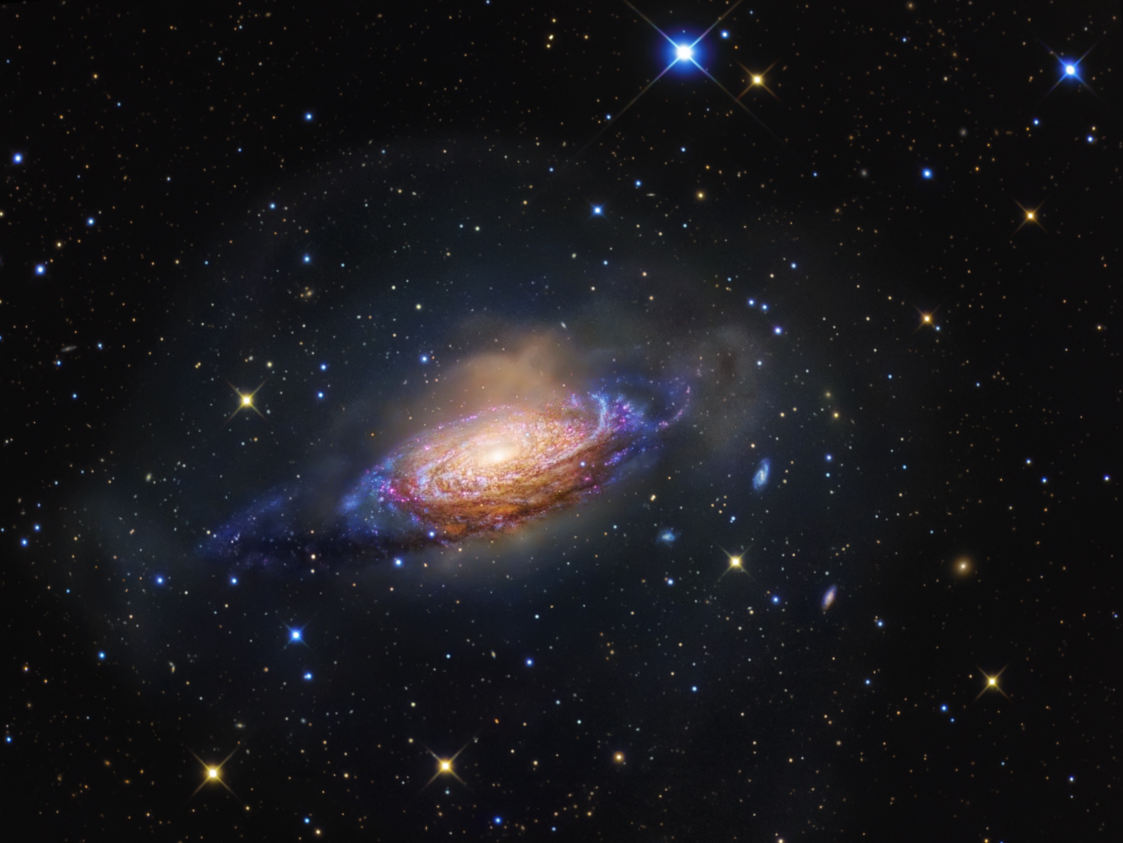 APOD: 2011 September 15 – NGC 3521: Galaxy in a Bubble