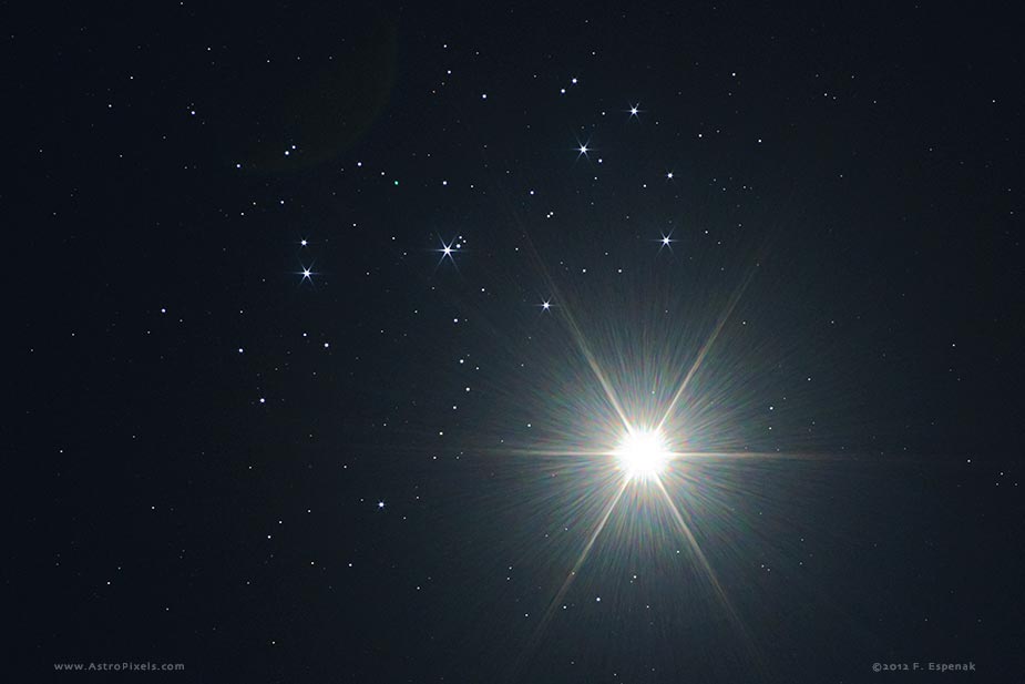 APOD: 2012 April 6 – Venus and the Sisters