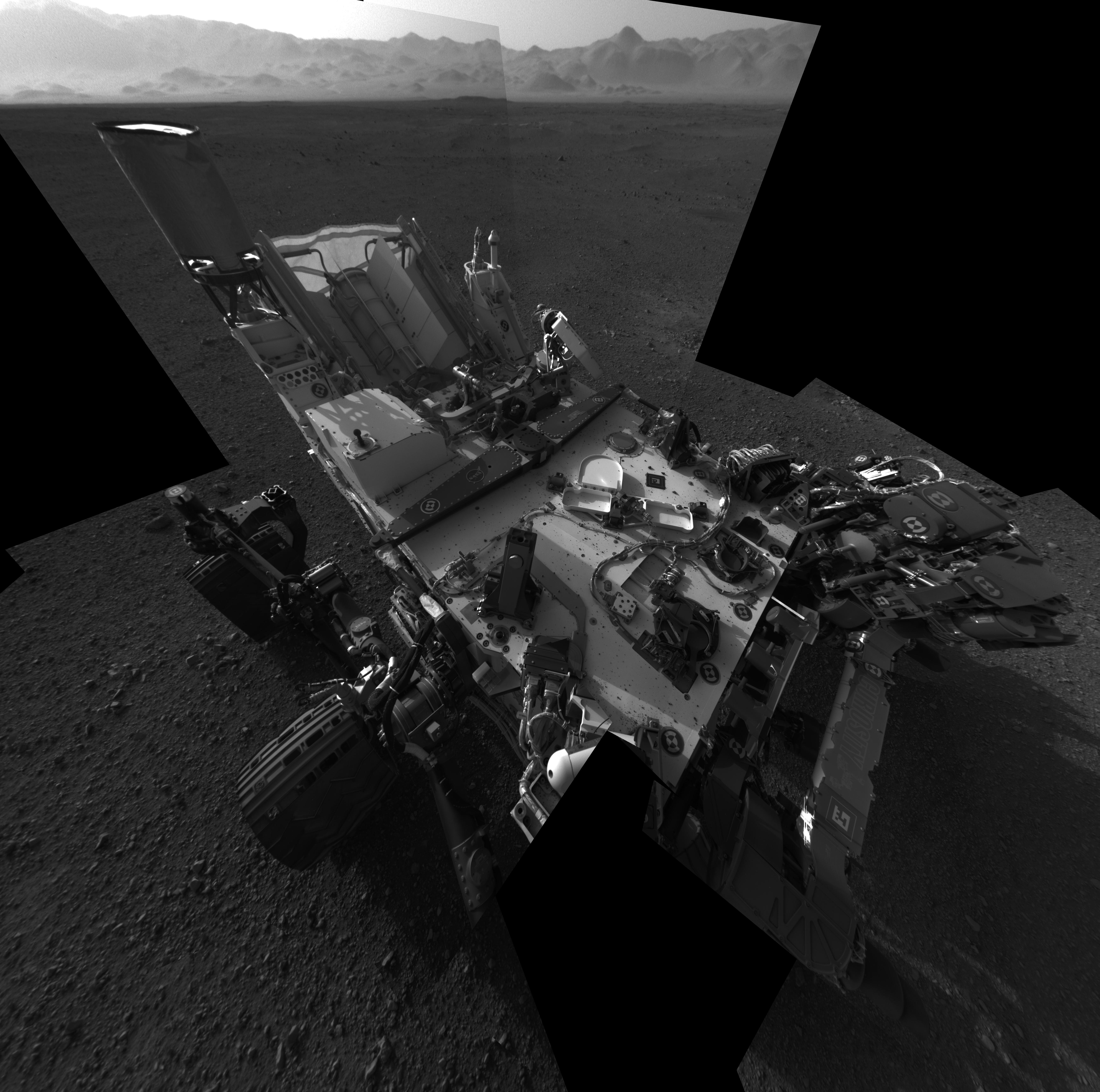 APOD: 2012 August 18 – Curiosity on Mars: Still Life with Rover