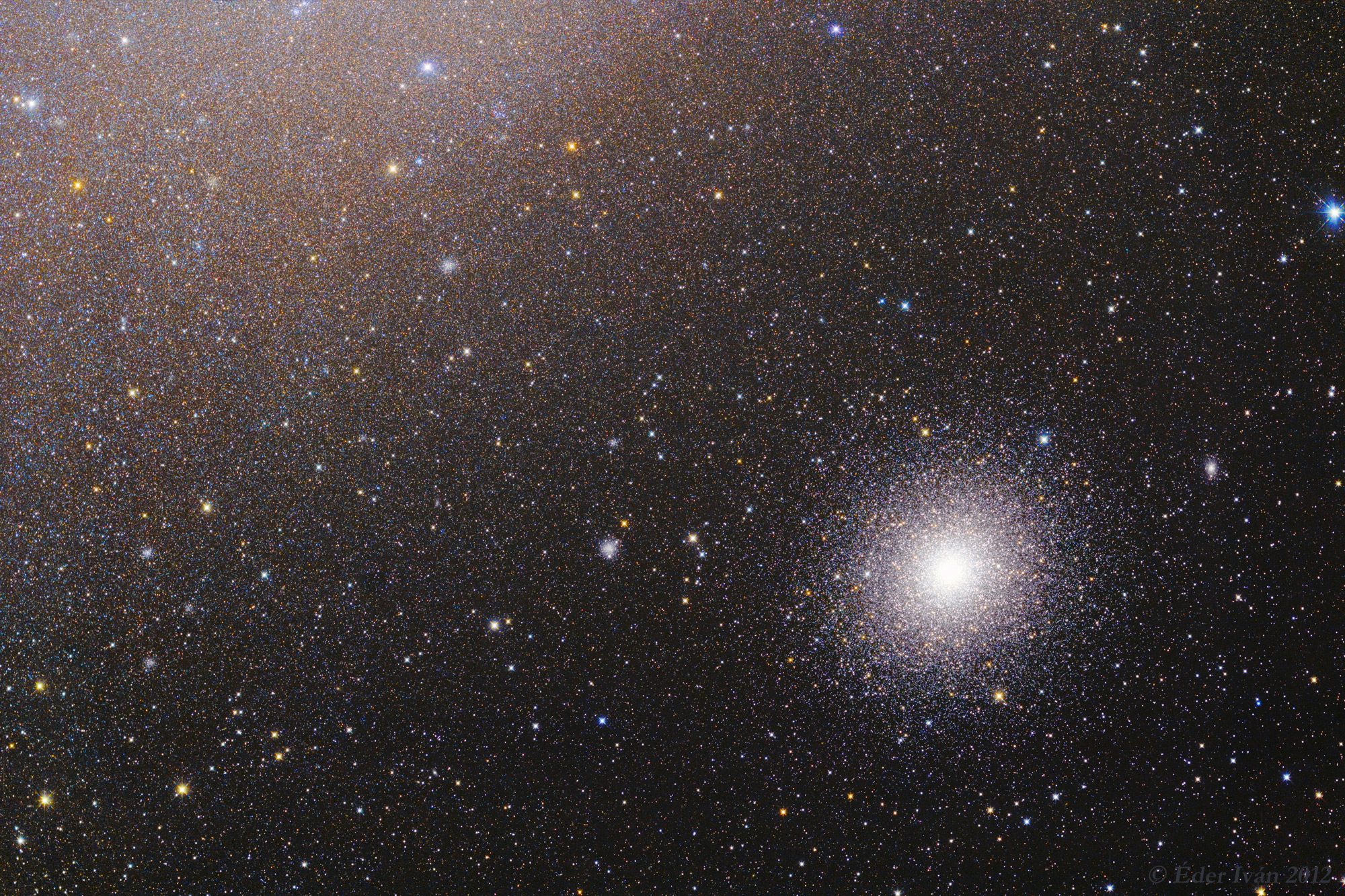 APOD: 2012 December 6 – 47 Tuc Near the Small Magellanic Cloud