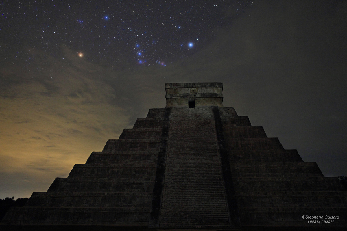 APOD: 2012 December 21 – Orion over El Castillo