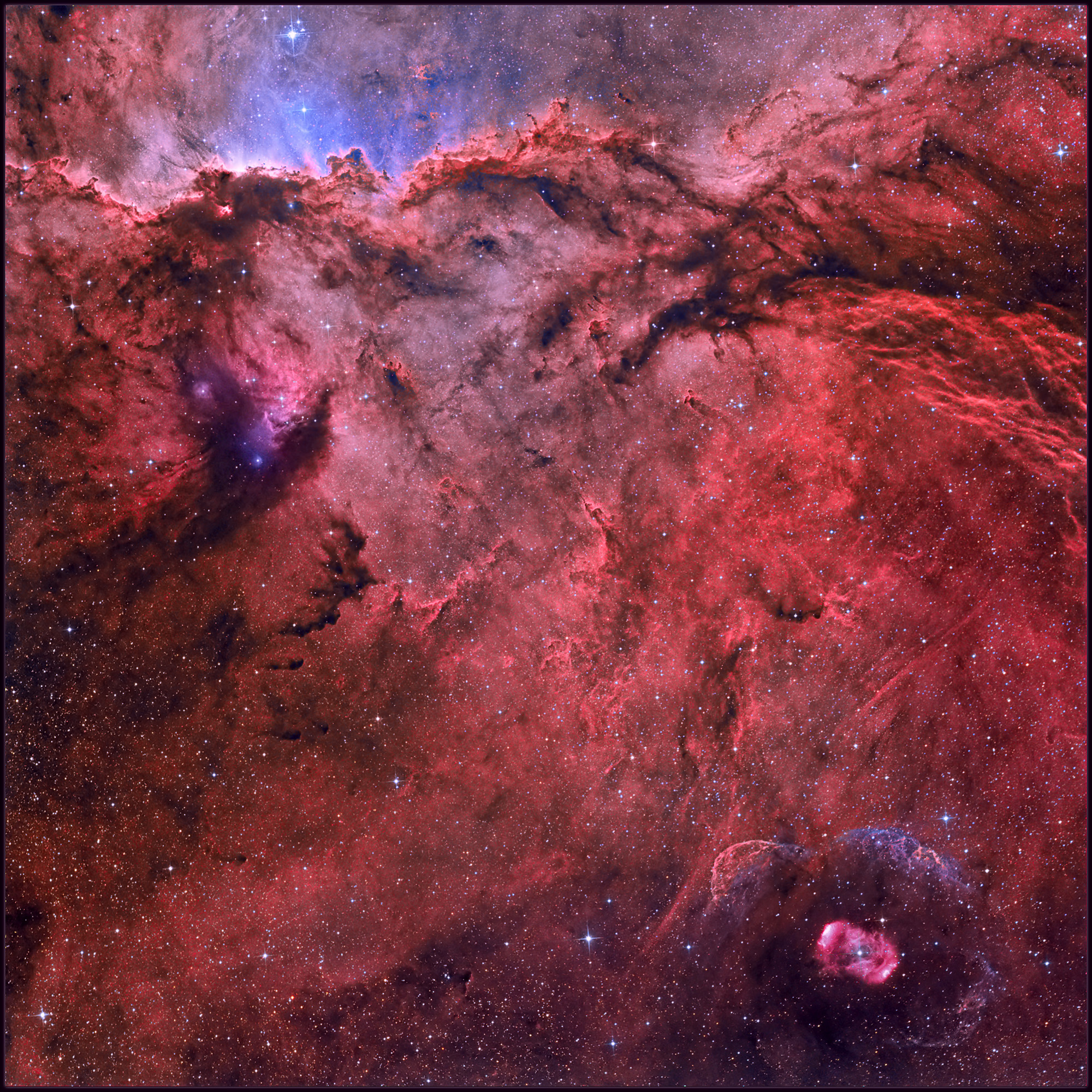 APOD: 2012 December 28 – NGC 6188 and NGC 6164