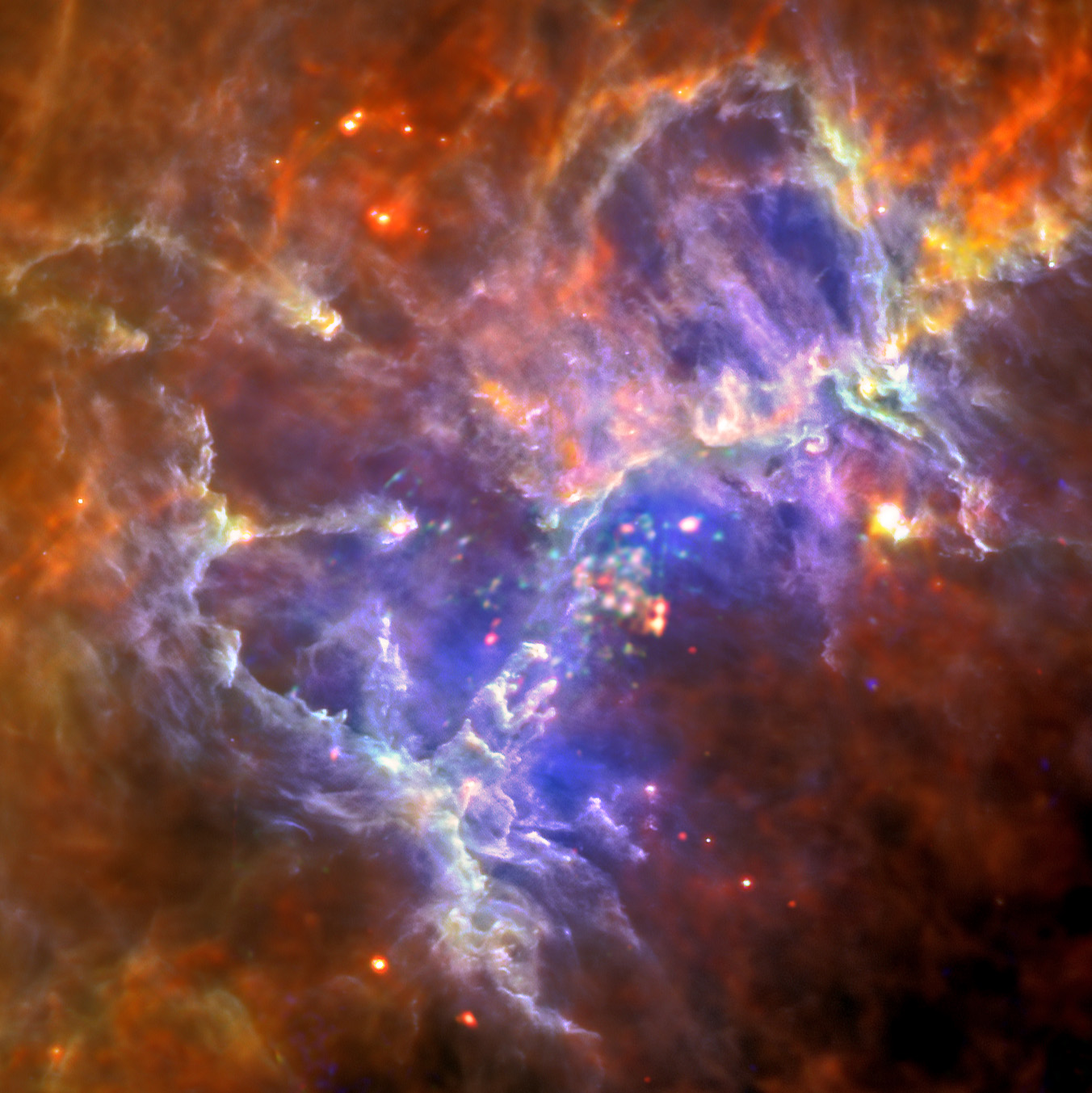 APOD: 2012 February 3 – Inside the Eagle Nebula