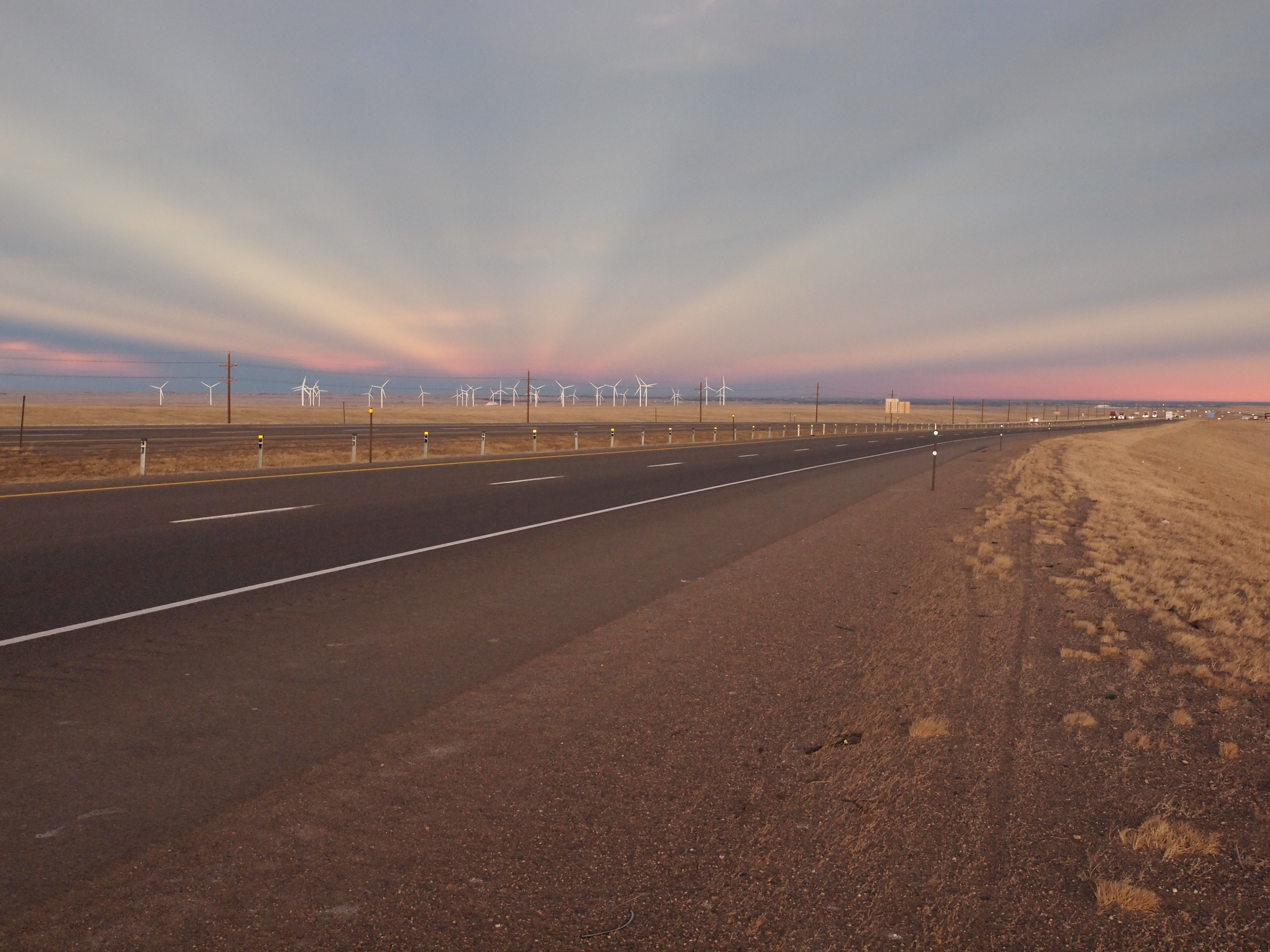 APOD: 2012 February 21 – Anticrepuscular Rays Over Wyoming