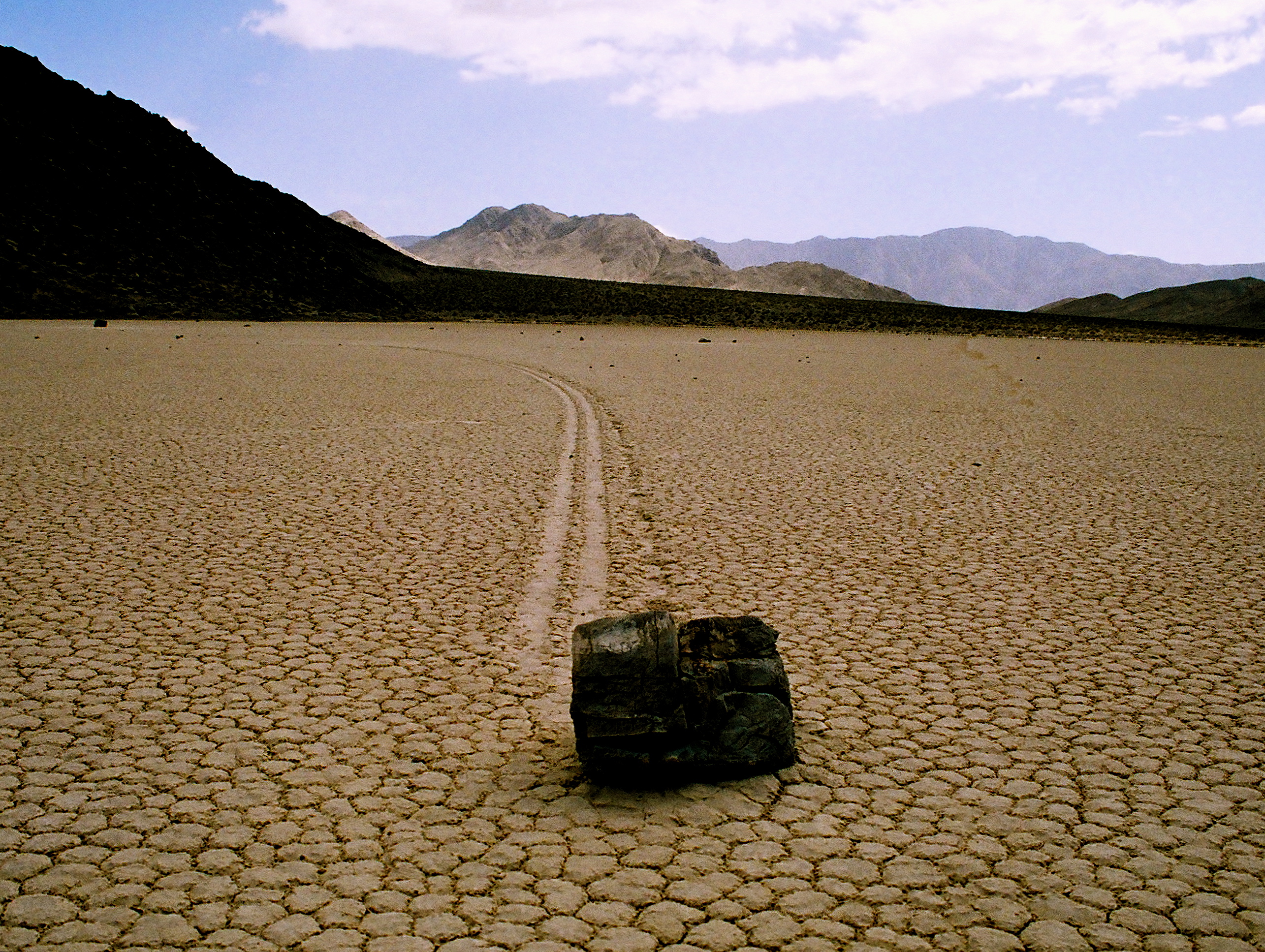 APOD: 2012 February 22 – A Sailing Stone in Death Valley
