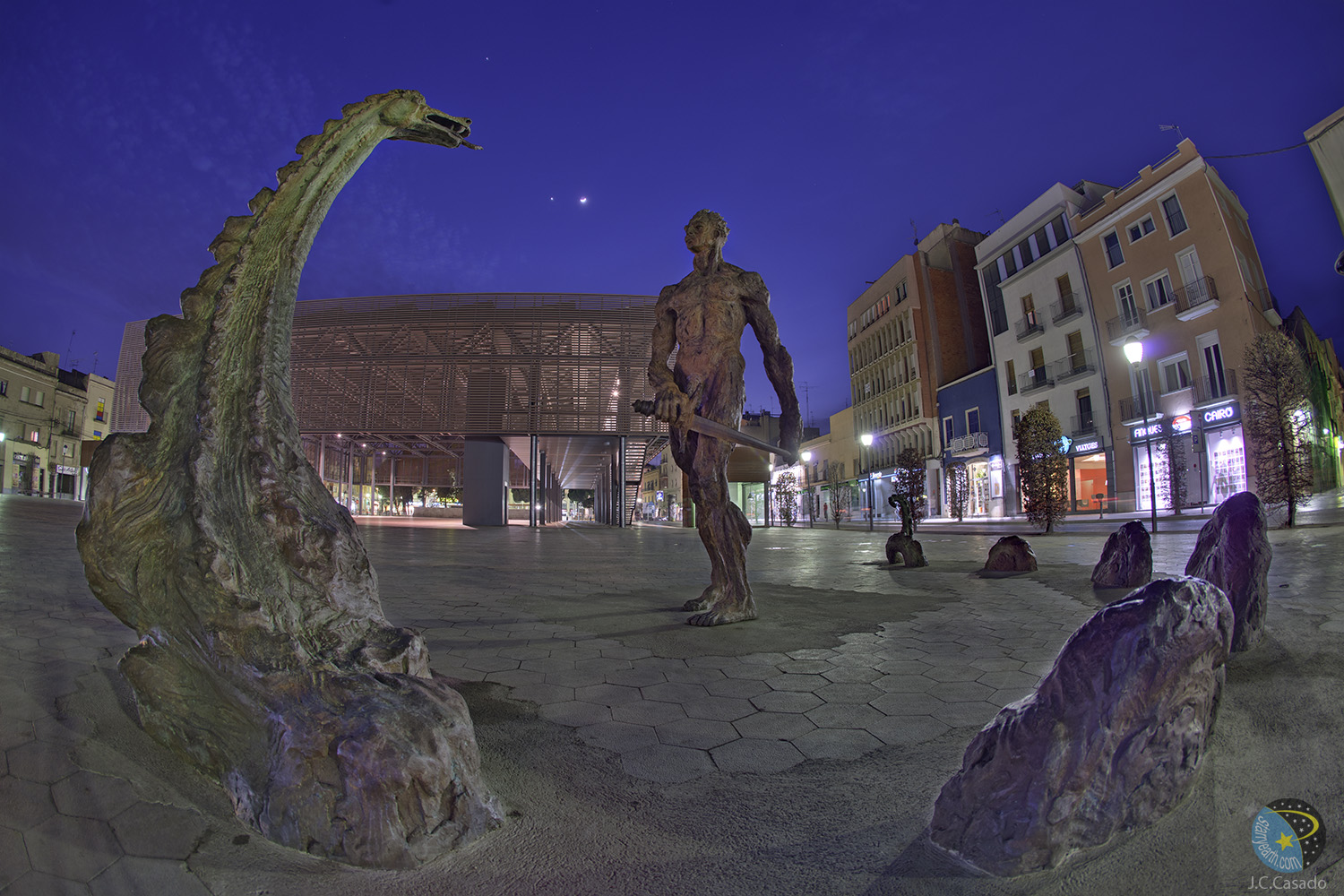 APOD: 2012 February 29 – Moon and Planets Over Catalonia