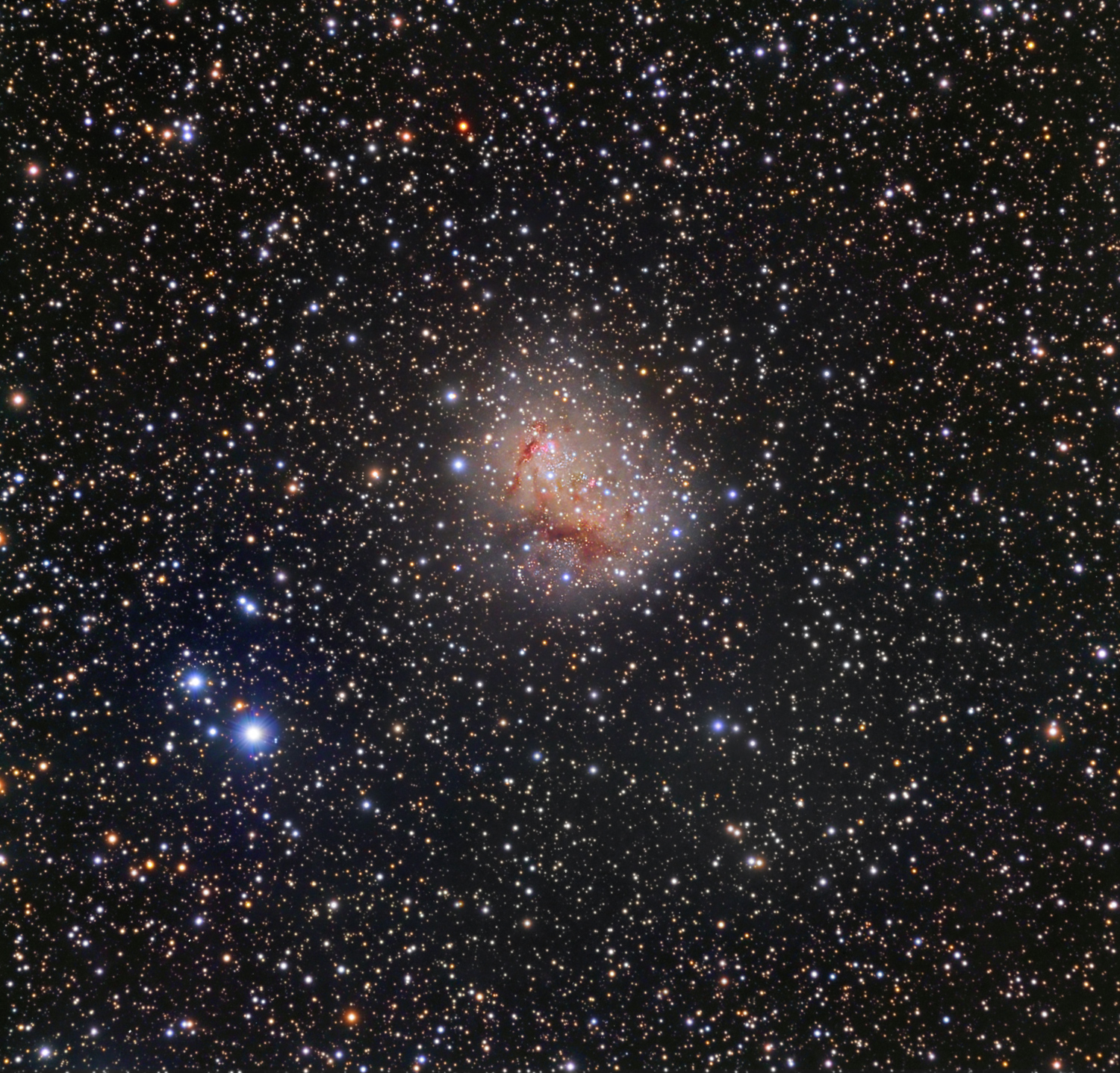 APOD: 2012 January 4 – Starburst Galaxy IC 10