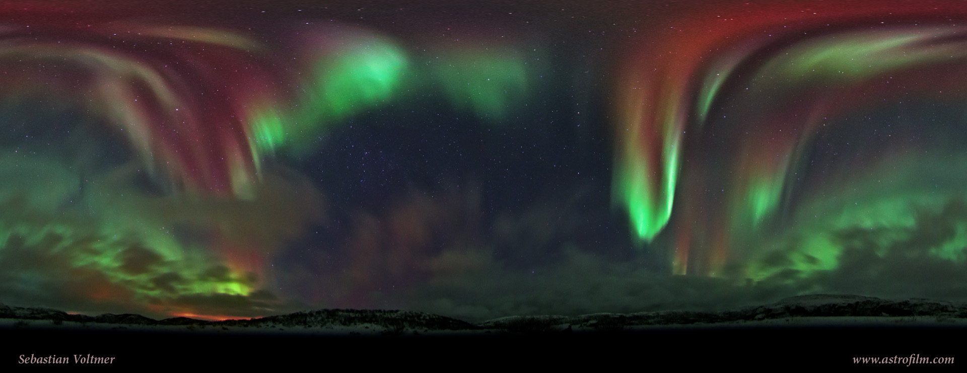 APOD: 2012 January 3 – A Full Sky Aurora Over Norway