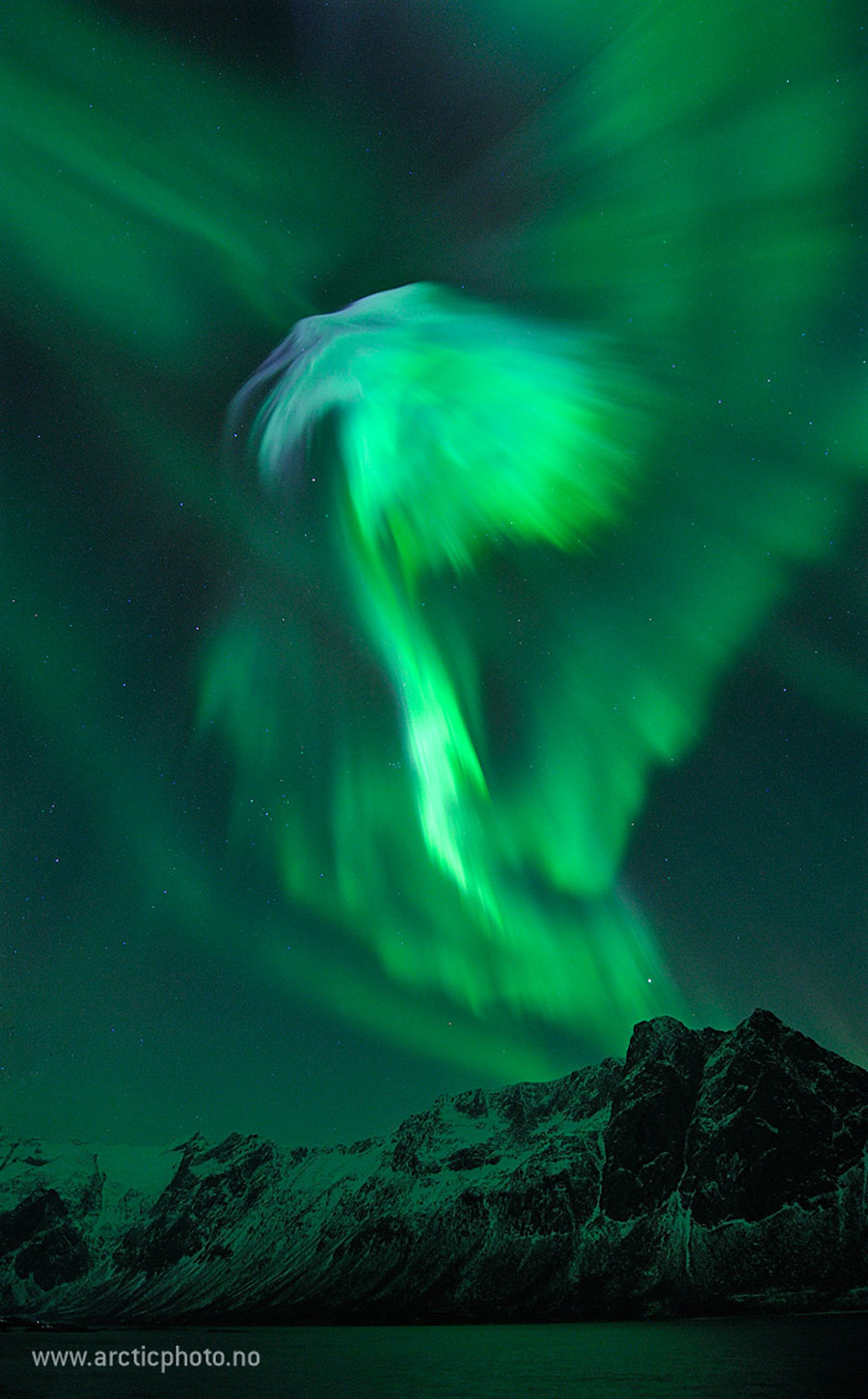 APOD: 2012 January 24 – January Aurora Over Norway