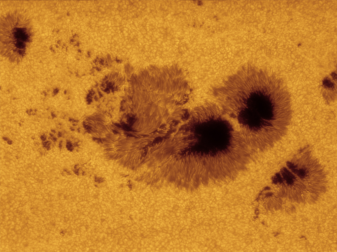 APOD: 2012 July 14 – AR1520: Islands in the Photosphere