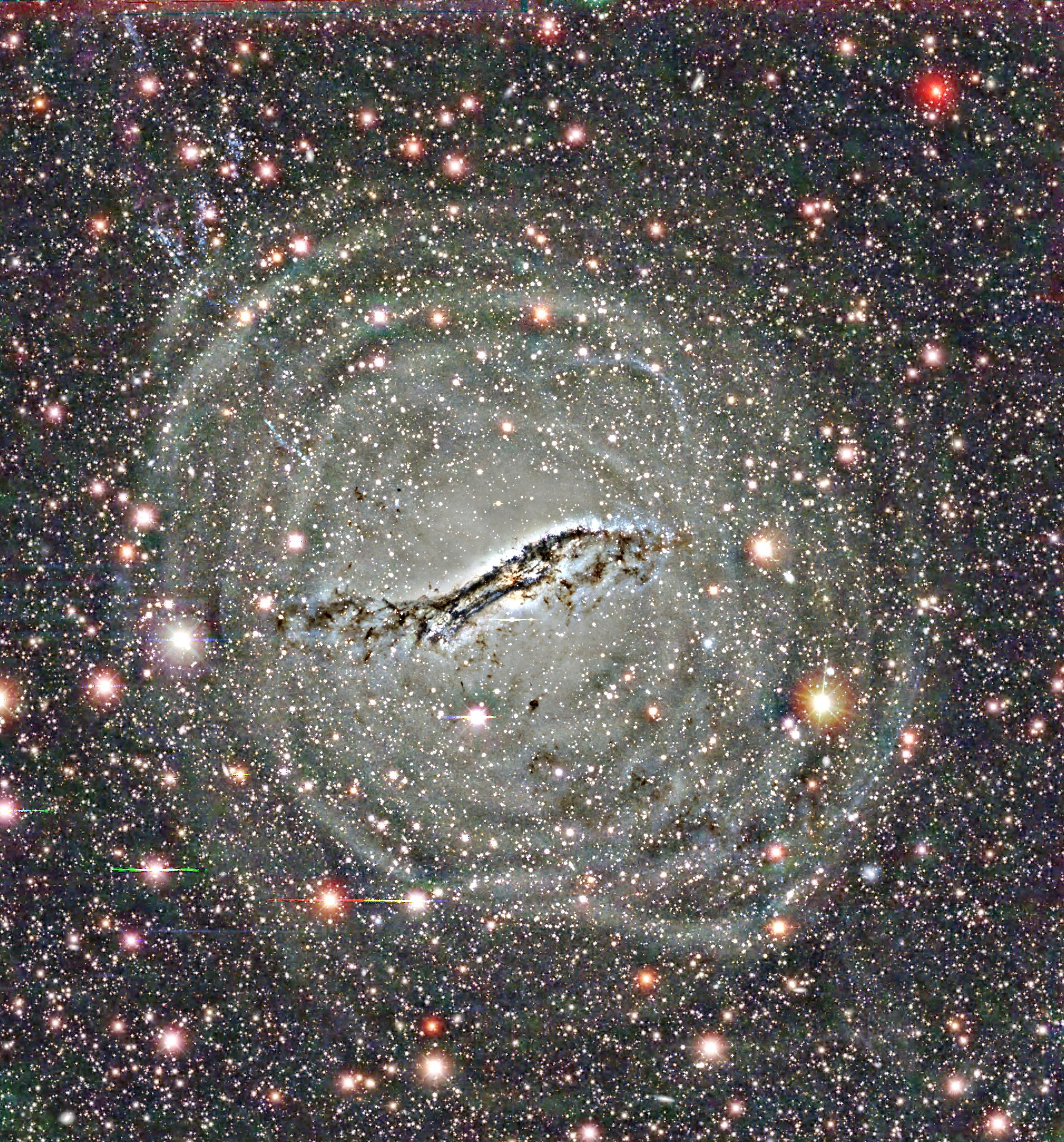 APOD: 2012 July 1 – The Outer Shells of Centaurus A