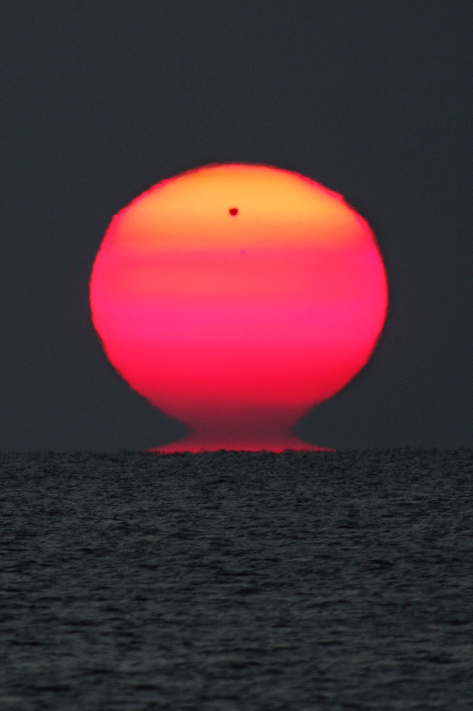 APOD: 2012 June 8 – When Venus Rises with the Sun