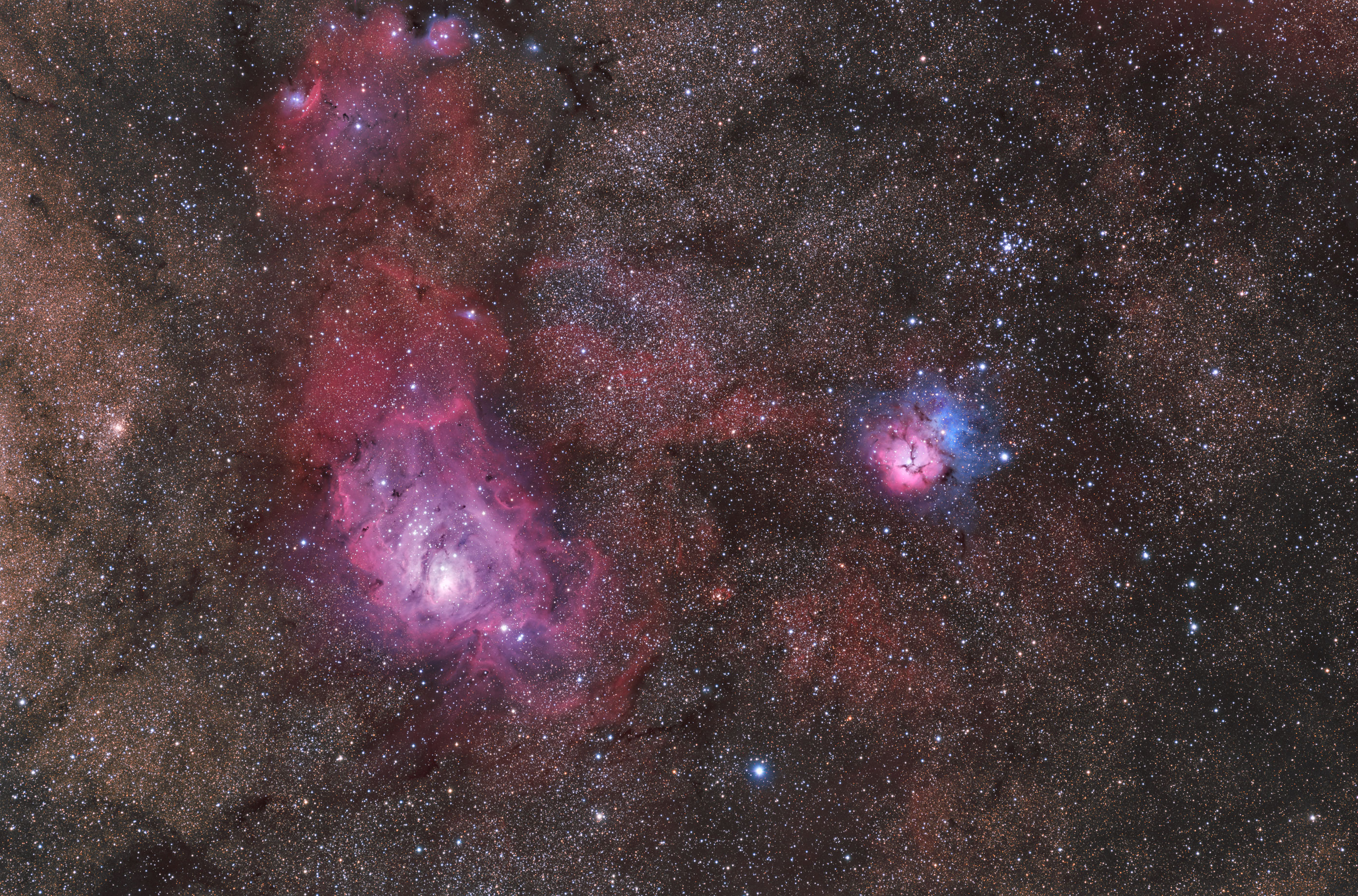 APOD: 2012 June 1 – A Sagittarius Triplet