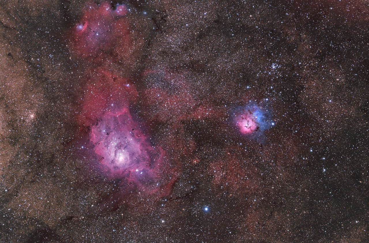 A Sagittarius Triplet — APOD for 2012-06-01