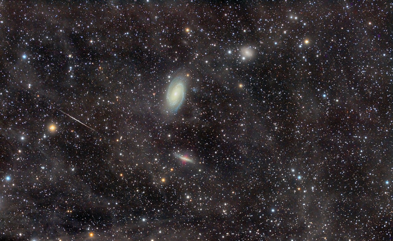 The M81 Galaxy Group Through the Integrated Flux Nebula — APOD for 2012-03-13