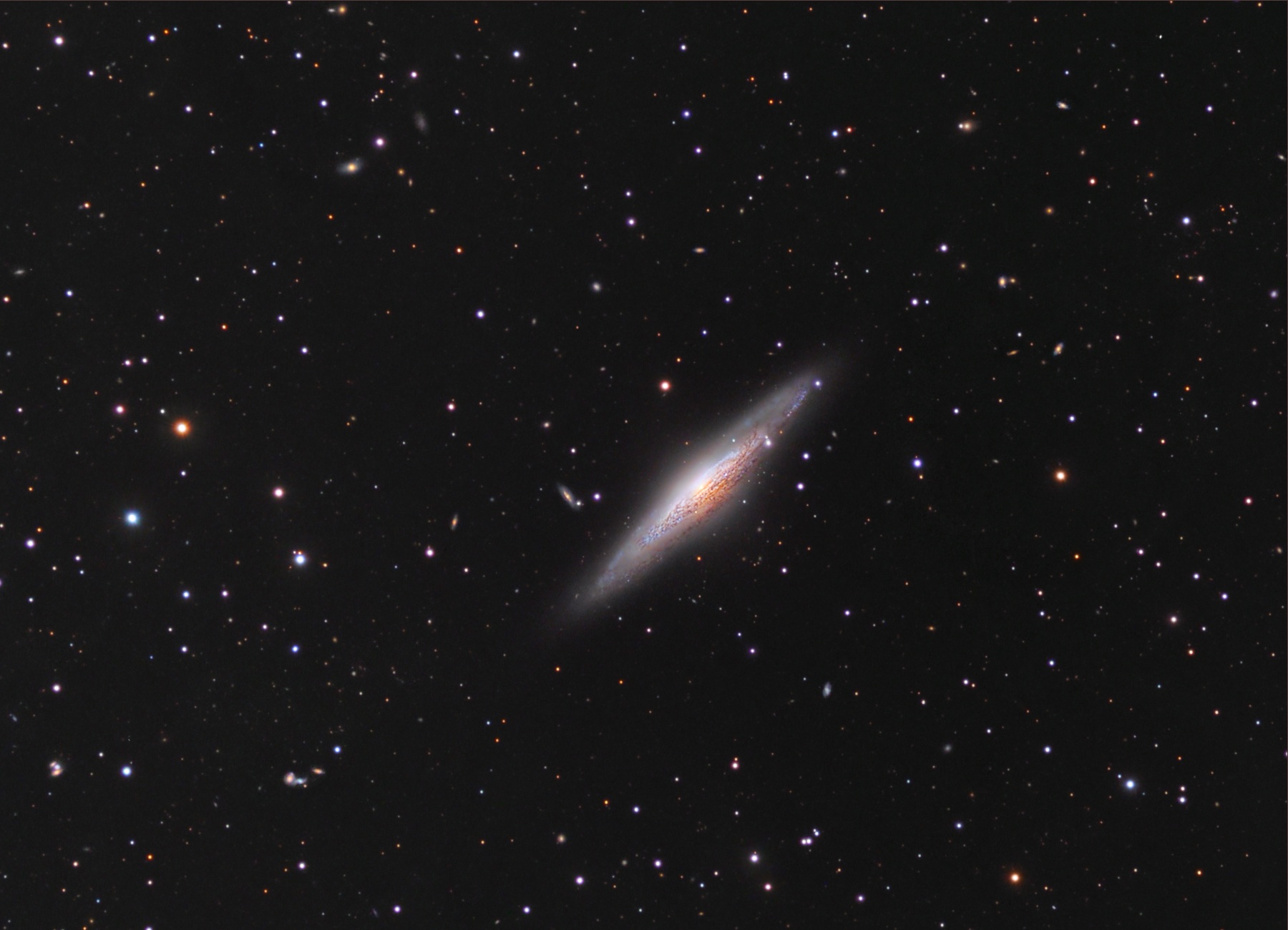 APOD: 2012 March 17 – NGC 2683: Edge-On Spiral Galaxy