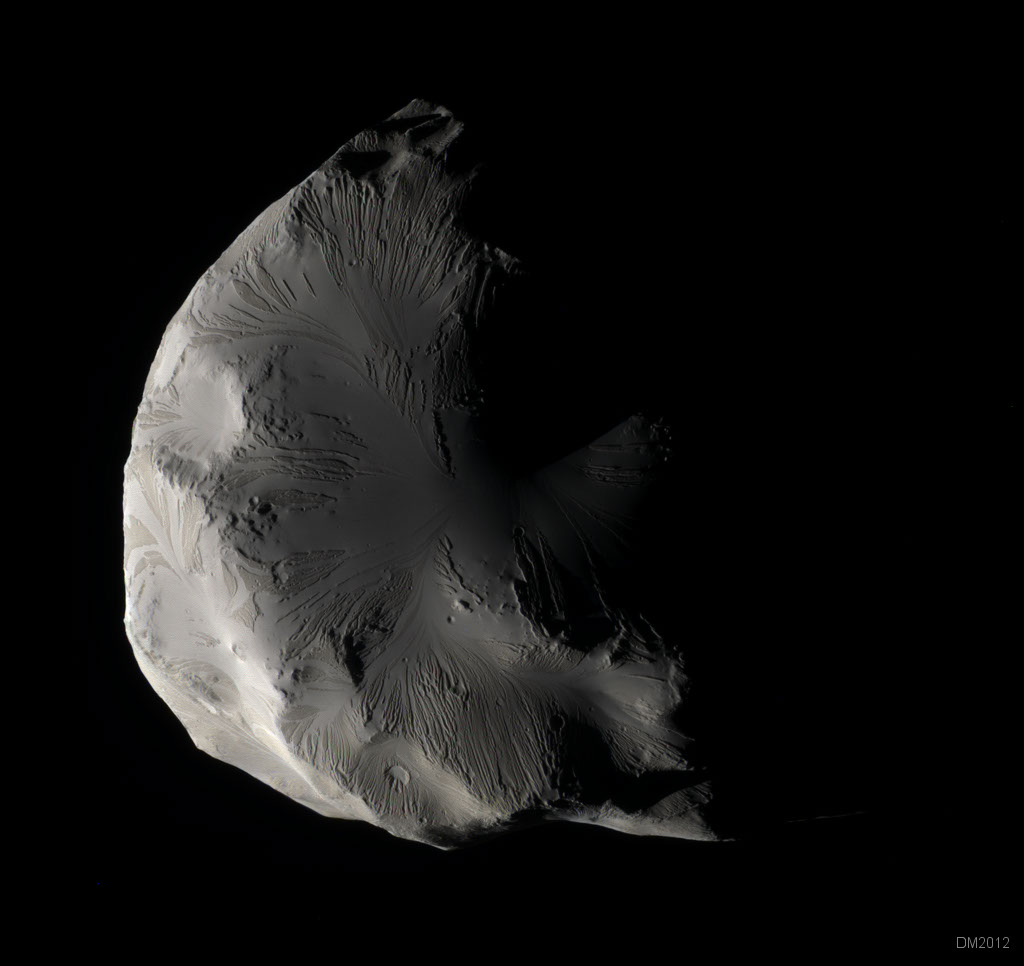 Saturn's Moon Helene in Color — APOD for 2012-05-02