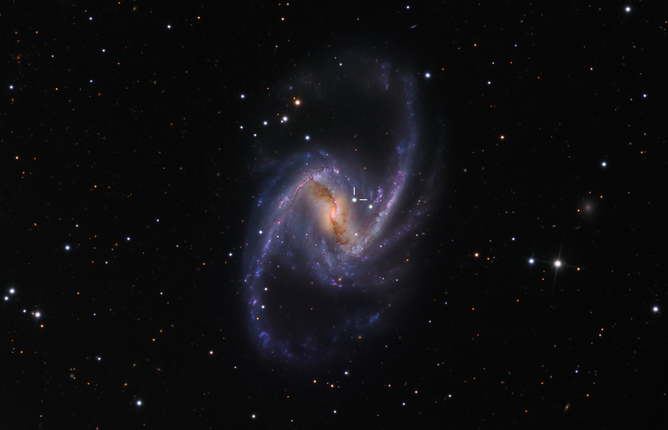 APOD: 2012 November 24 – NGC 1365: Majestic Spiral with Supernova