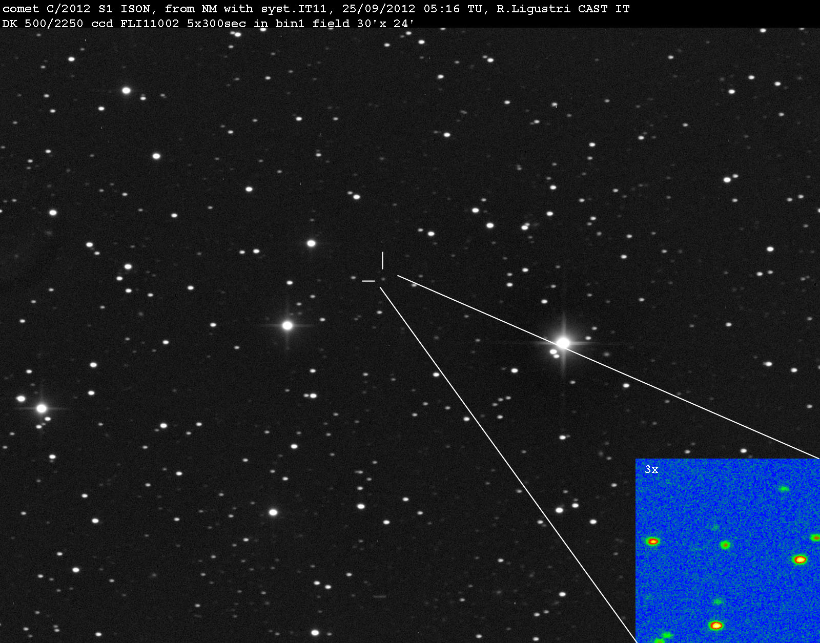 APOD: 2012 October 1 – Introducing Comet ISON
