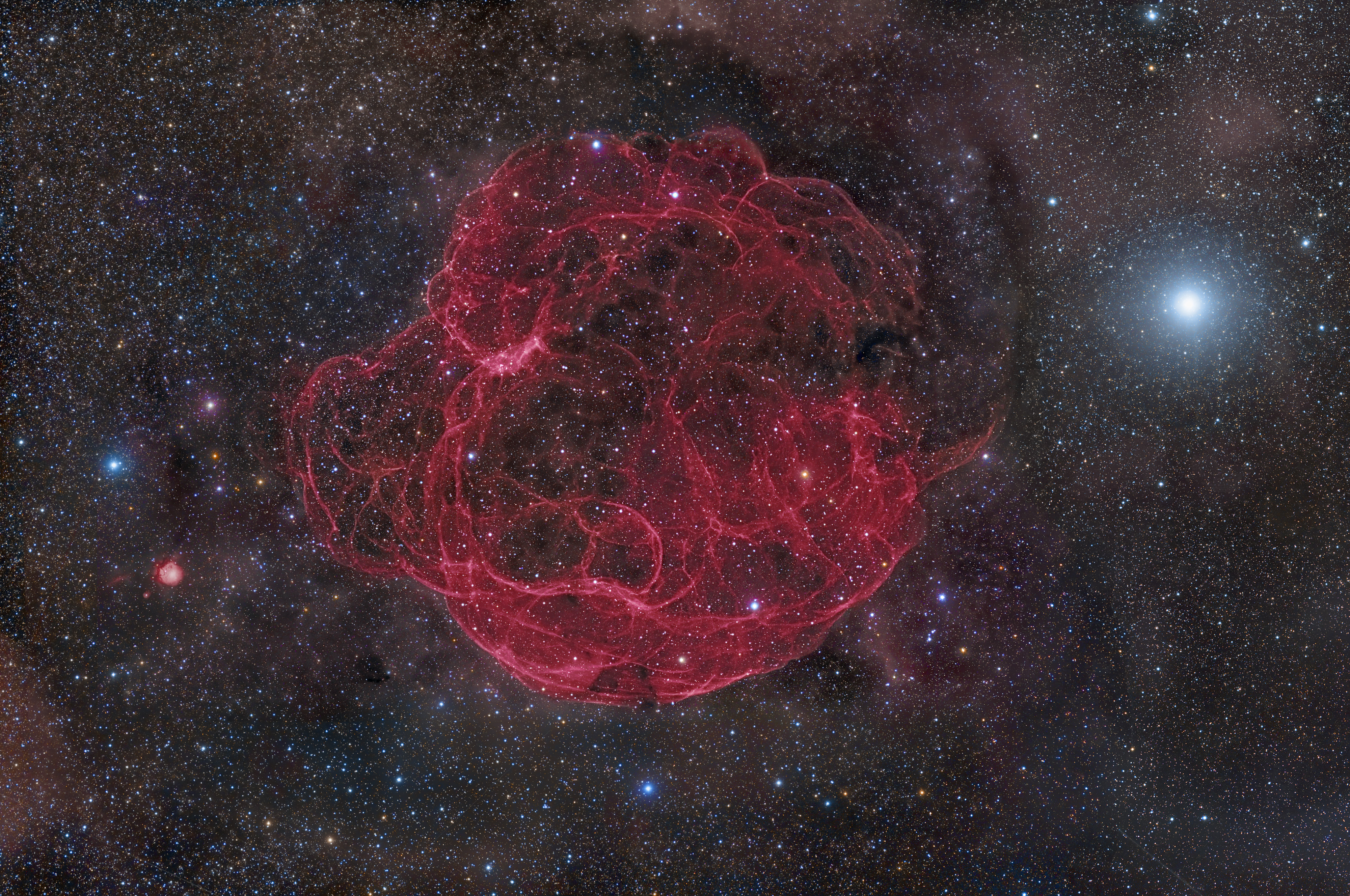 APOD: 2012 October 9 – Simeis 147: Supernova Remnant