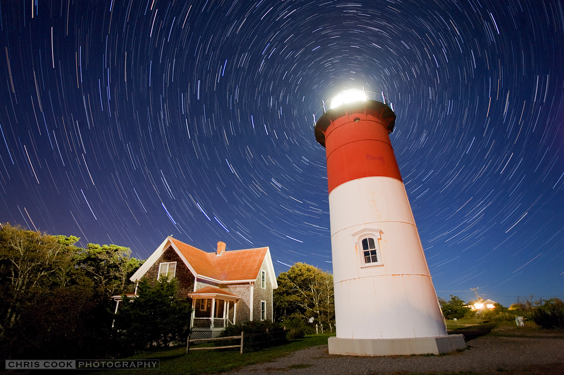 APOD: 2012 October 10 – Nauset Light Star Trails