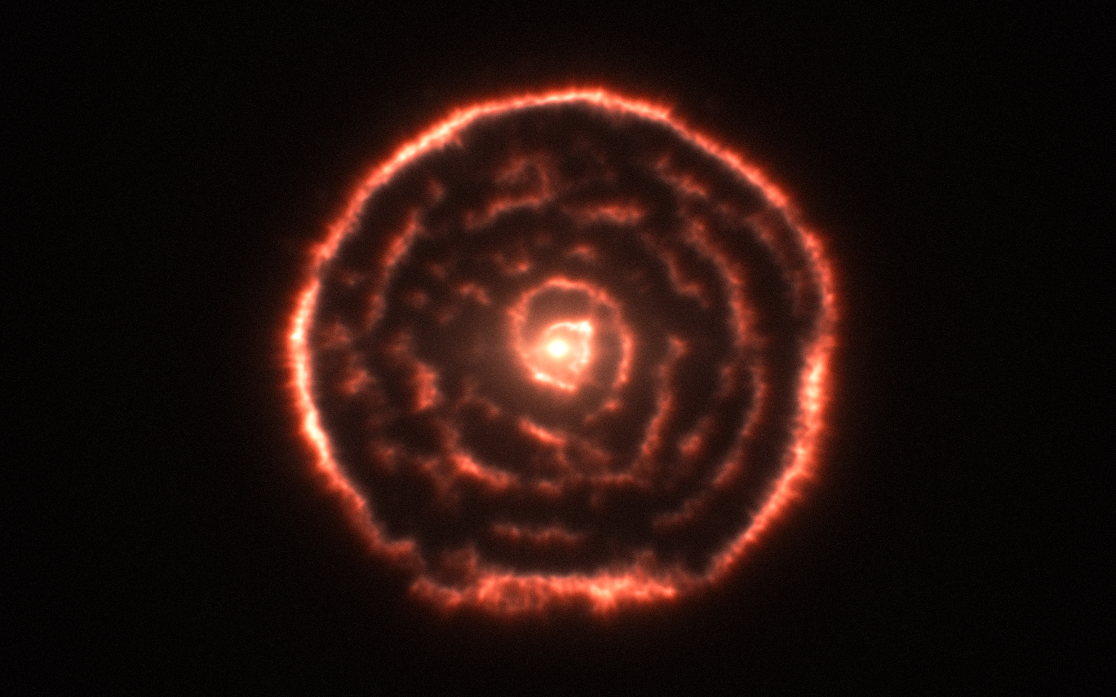 APOD: 2012 October 16 – A Spiral Nebula Surrounding Star R Sculptoris