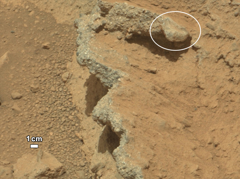 APOD: 2012 October 2 – An Ancient Stream Bank on Mars