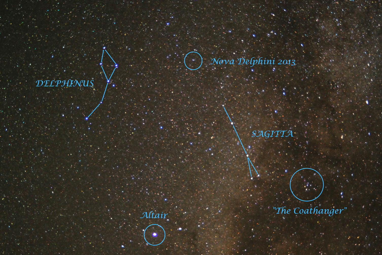 APOD: 2013 August 16 – Nova Delphini 2013