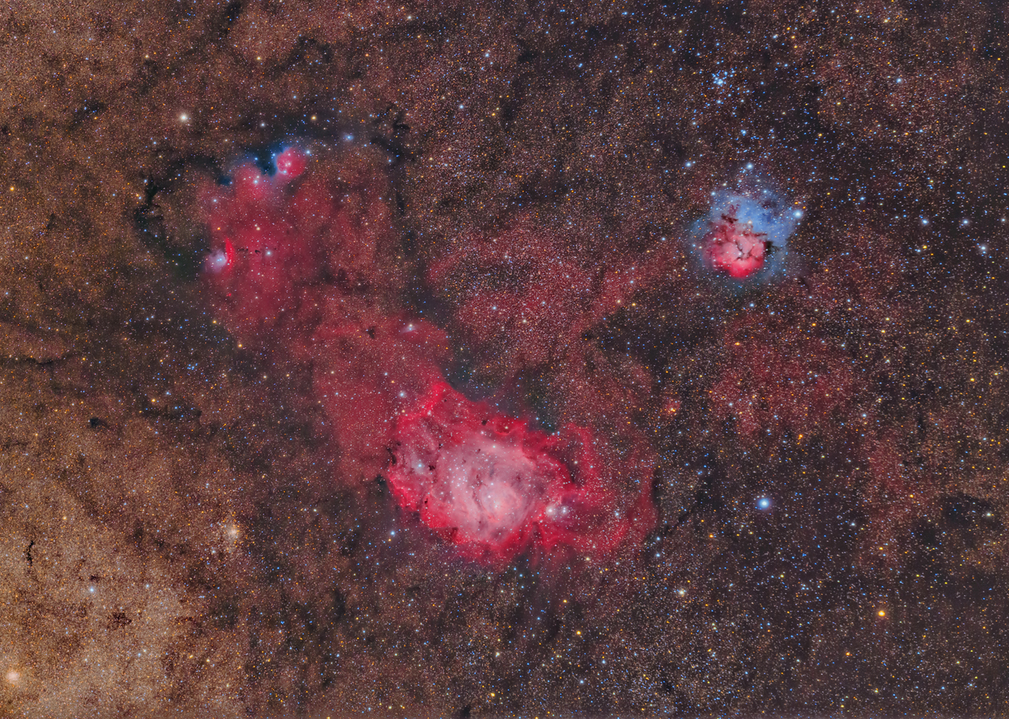 APOD: 2013 August 30 – A Sagittarius Triplet