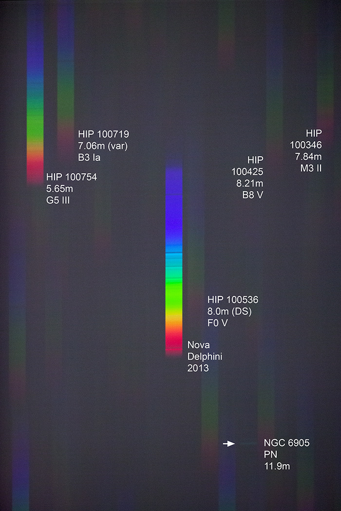 APOD: 2013 August 23 – A Spectrum of Nova Delphini