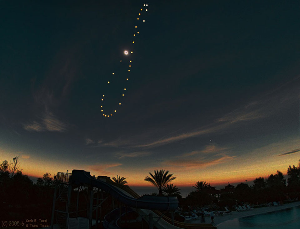 APOD: 2013 December 22 – Tutulemma: Solar Eclipse Analemma