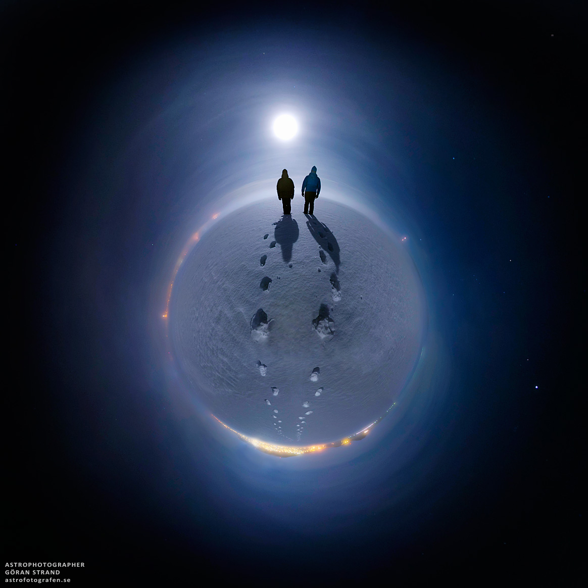 APOD: 2013 February 28 – Snow Moon for a Snowy Planet