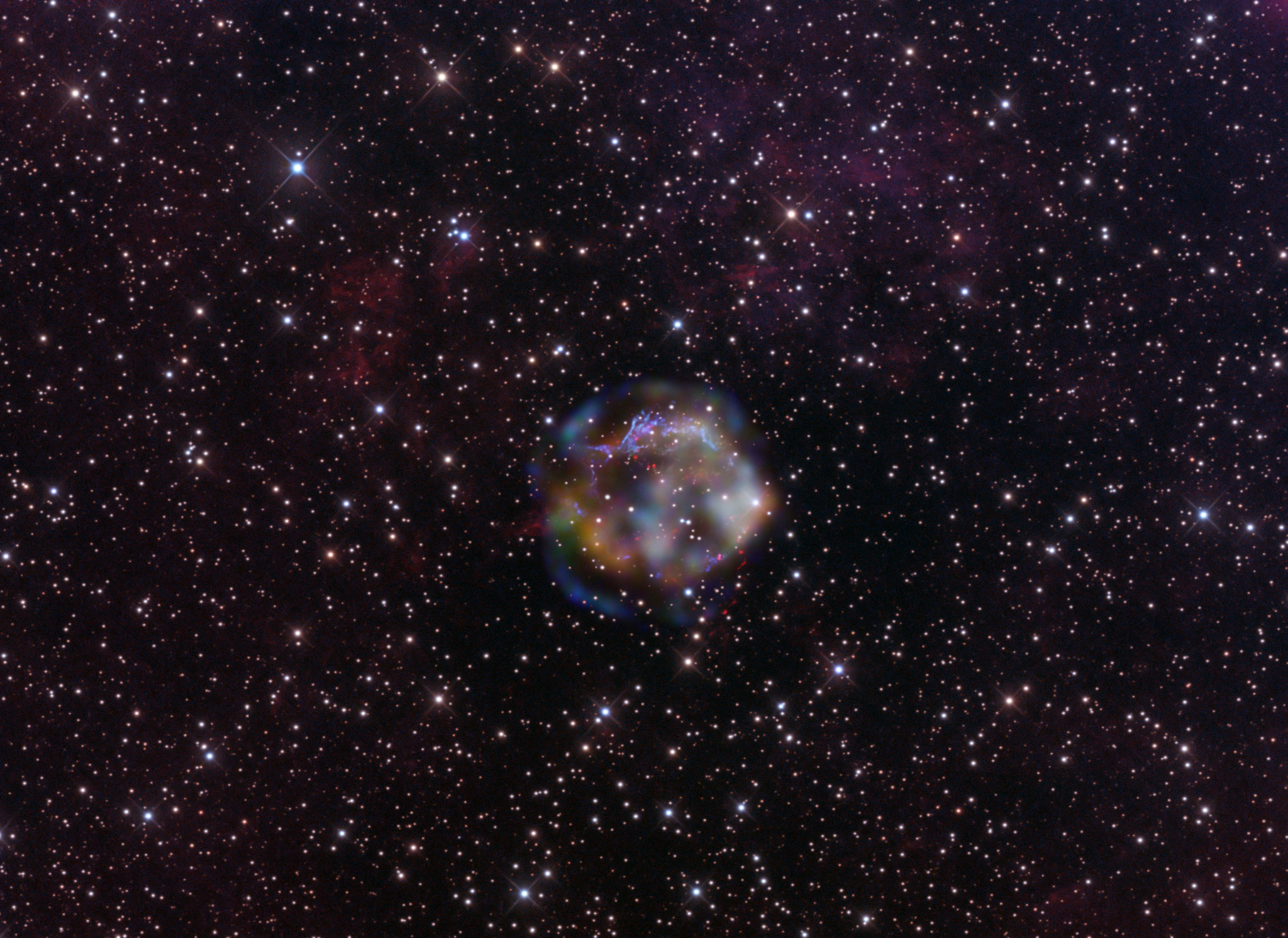 APOD: 2013 January 17 – Cas A: Optical and X-ray