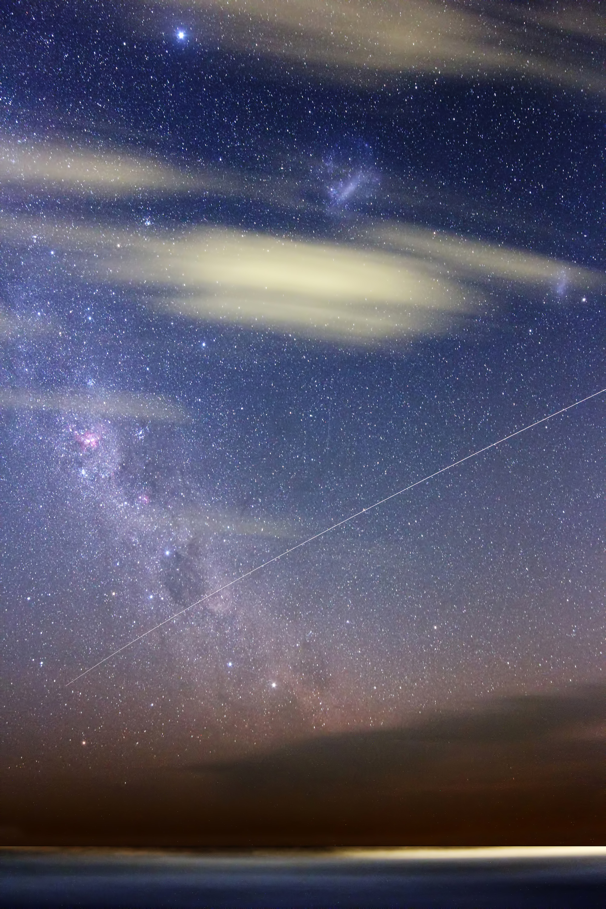 APOD: 2013 January 24 – ISS and the Summer Milky Way