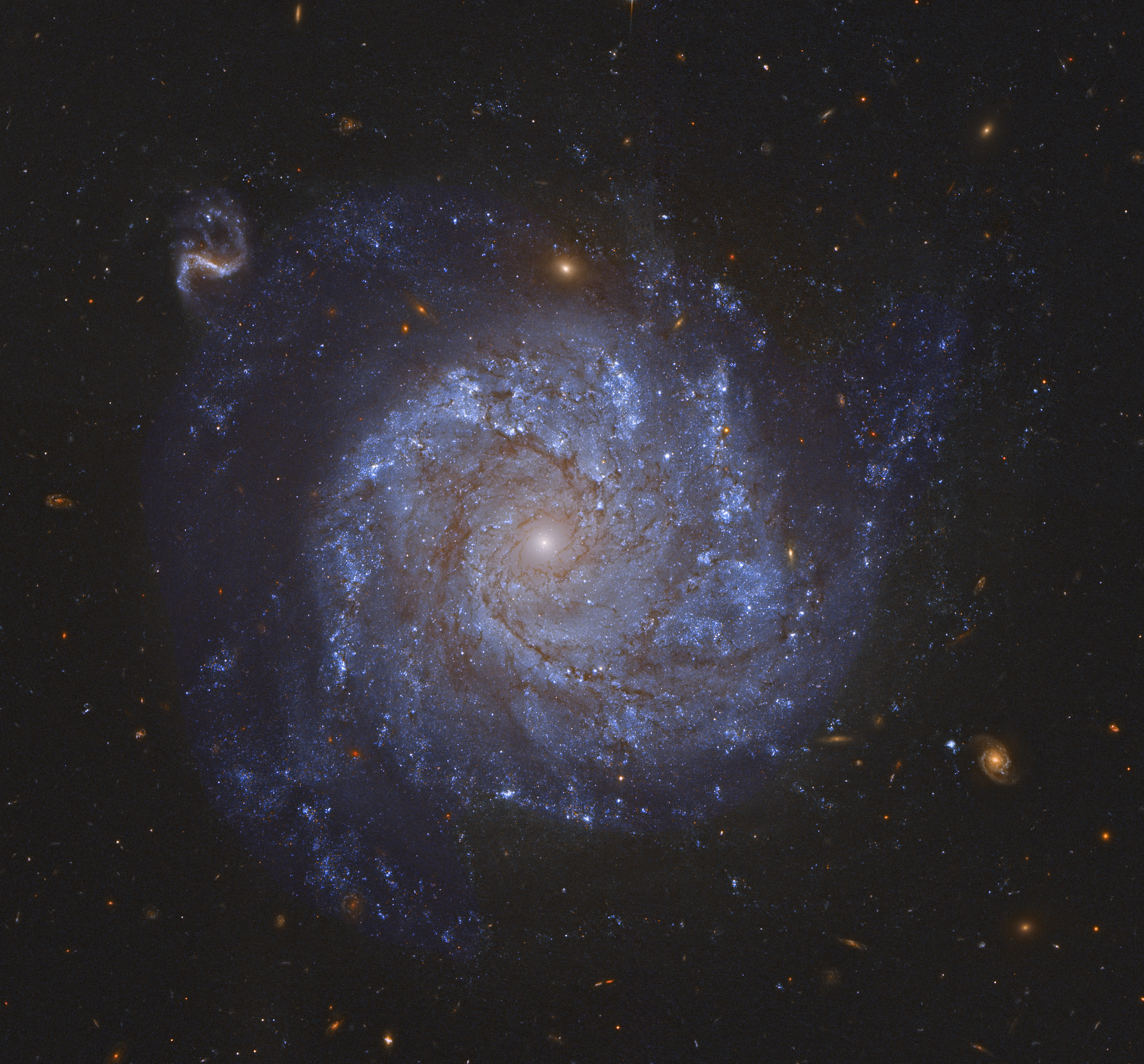 APOD: 2013 January 16 – NGC 1309: Spiral Galaxy and Friends