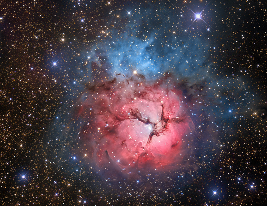 APOD: 2013 July 25 – The Beautiful Trifid