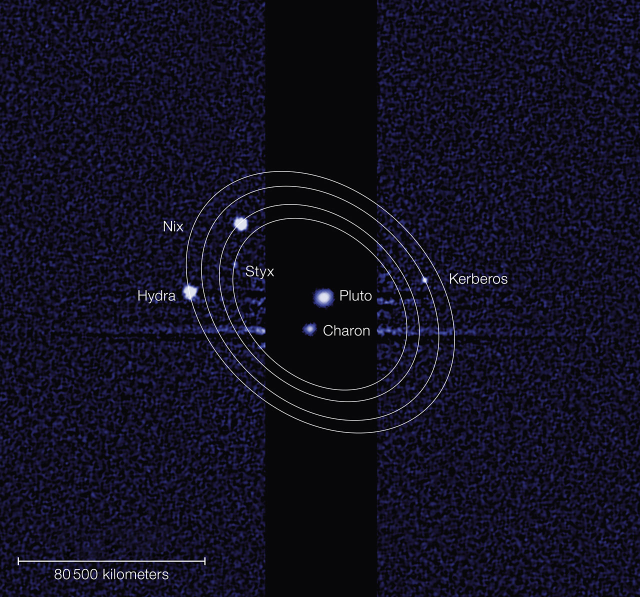 APOD: 2013 July 8 – Pluto’s Newly Discovered Moons Receive Names