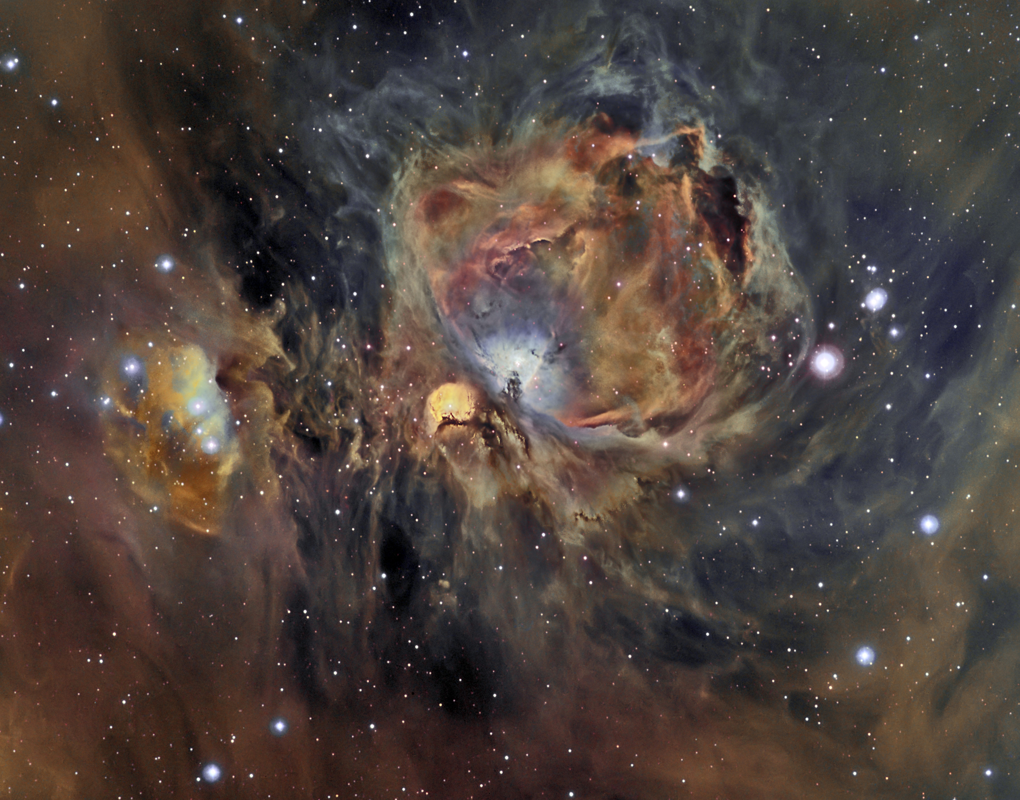 APOD: 2013 June 4 – Orion Nebula in Oxygen, Hydrogen, and Sulfur