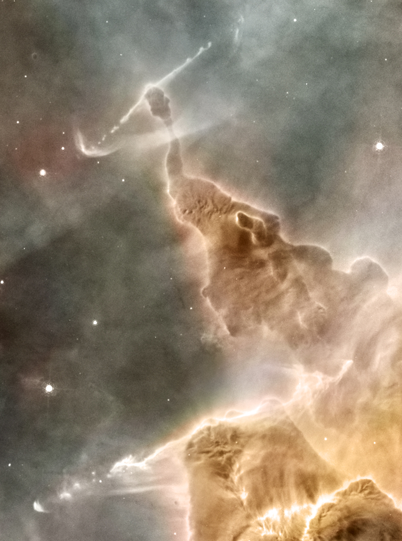 APOD: 2013 March 24 – Dust Pillar of the Carina Nebula