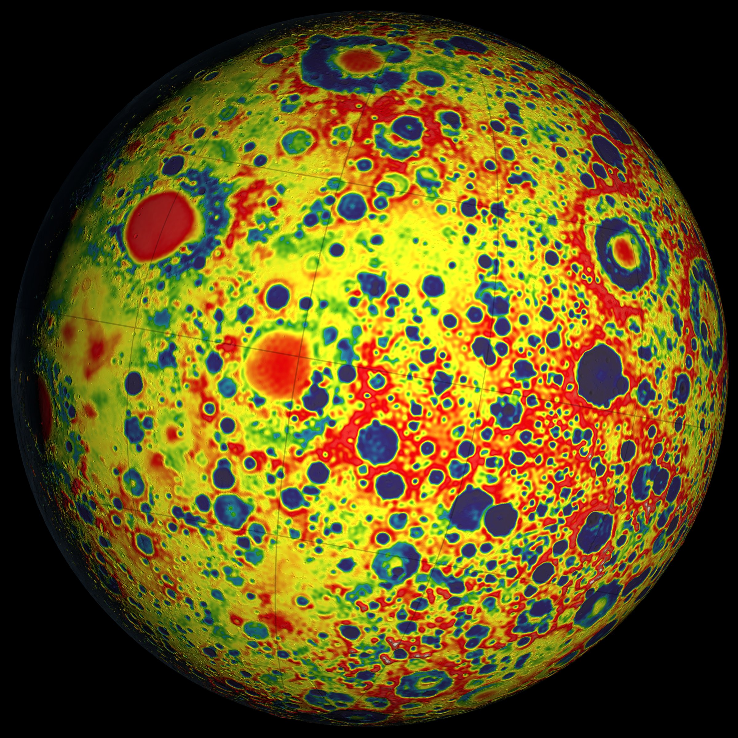APOD: 2013 March 19 – GRAIL Maps the Moons Gravity