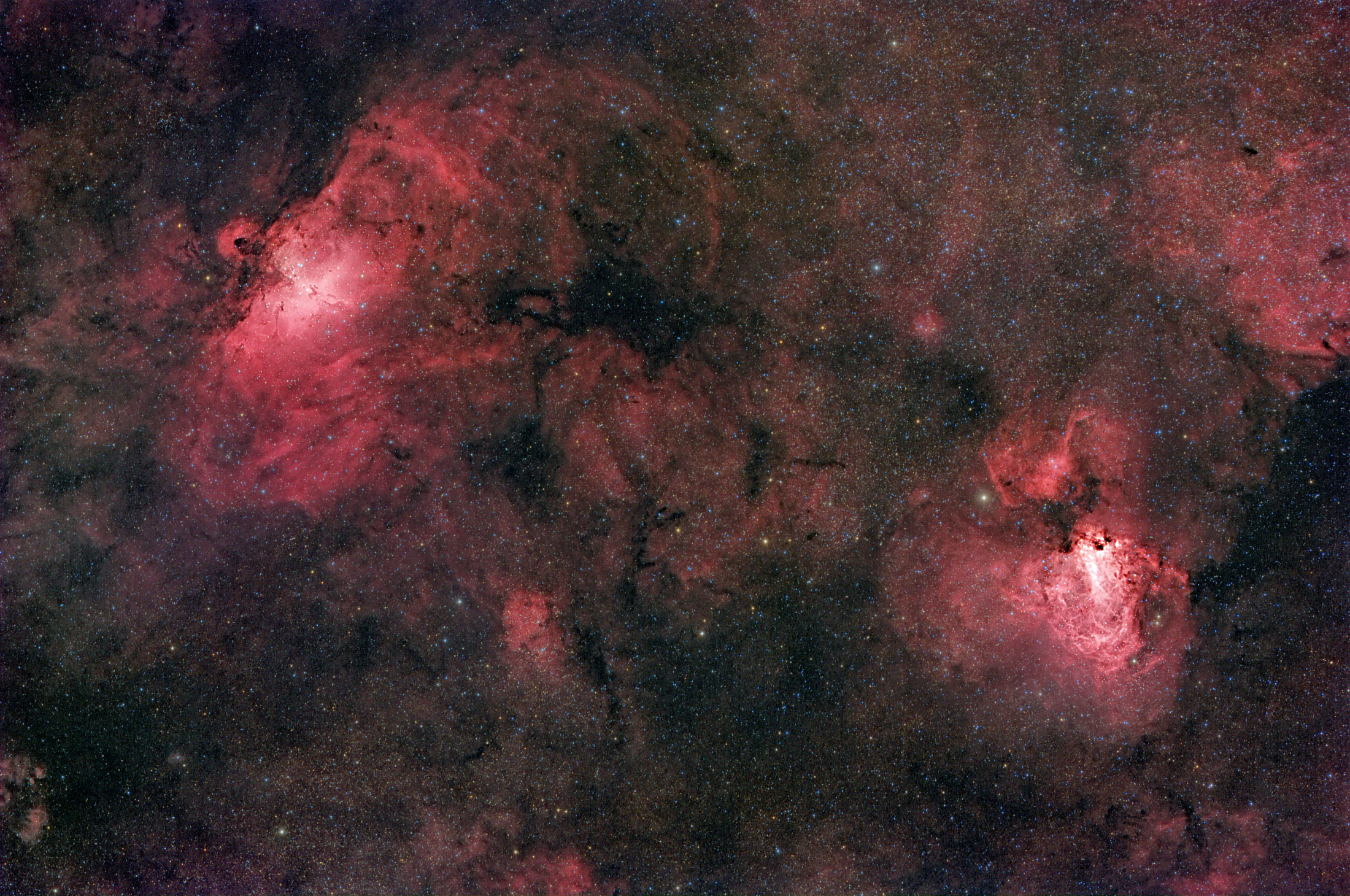 APOD: 2013 May 31 – The Eagle and The Swan