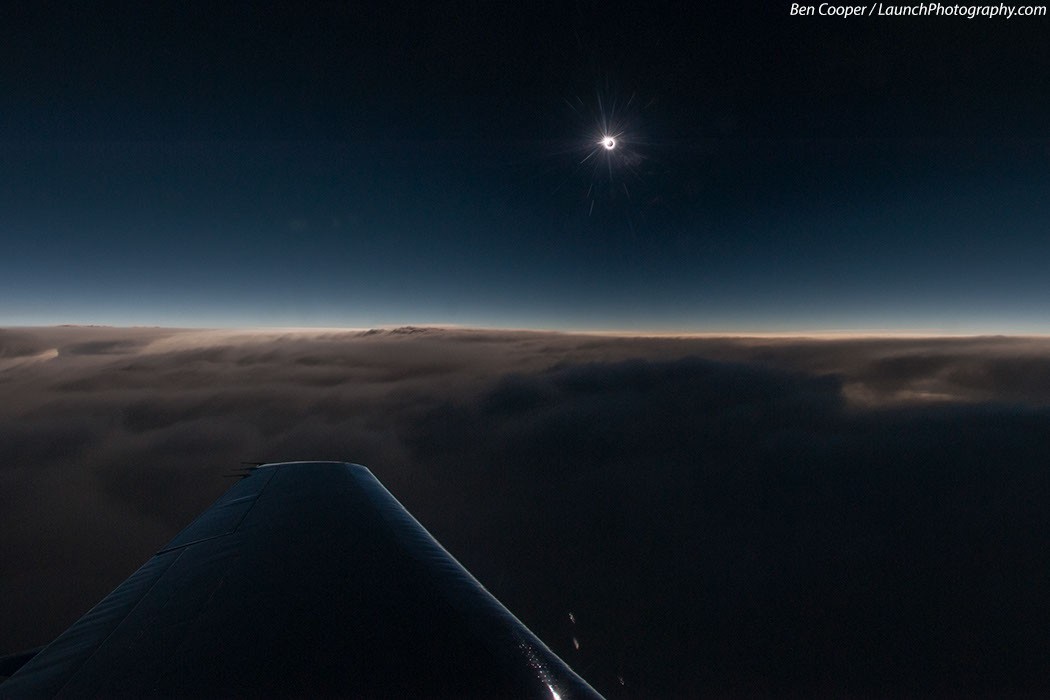 Eclipse at 44,000 Feet — APOD for 2013-11-07
