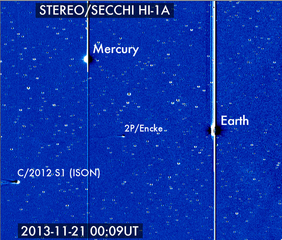 APOD: 2013 November 23 – Comet ISON from STEREO